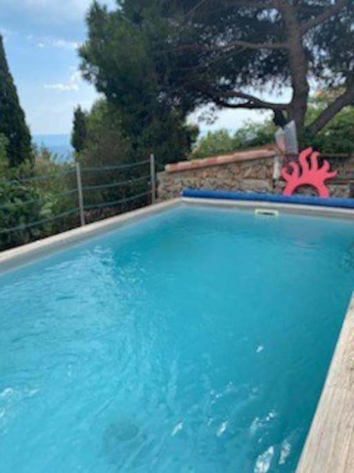 Haut De Villa Au Mont St Clair Vue Exceptionnelle Mer Et Foret Terrasses, Piscine, Petanque, Solarium Prives Сет Екстер'єр фото