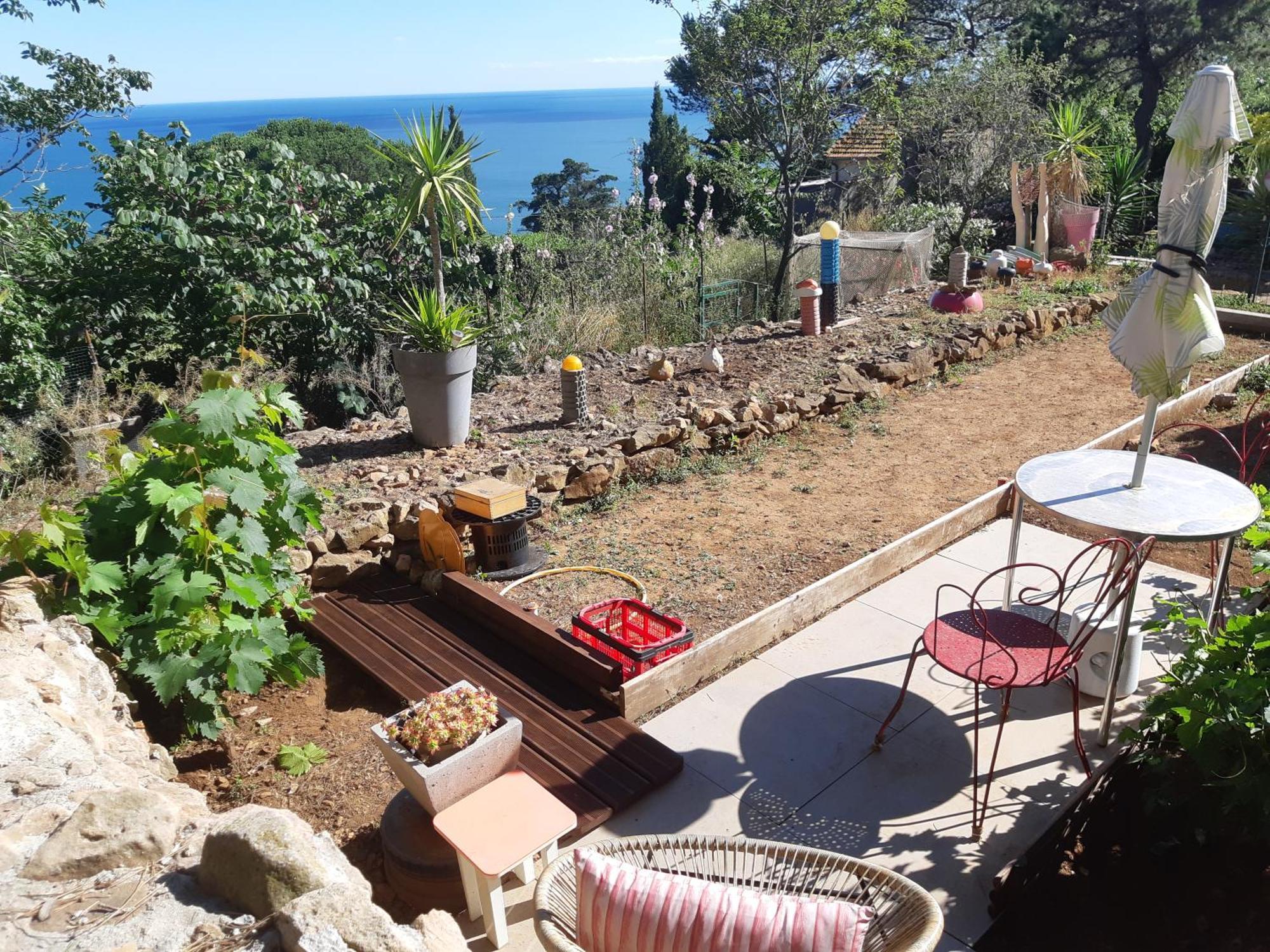 Haut De Villa Au Mont St Clair Vue Exceptionnelle Mer Et Foret Terrasses, Piscine, Petanque, Solarium Prives Сет Екстер'єр фото